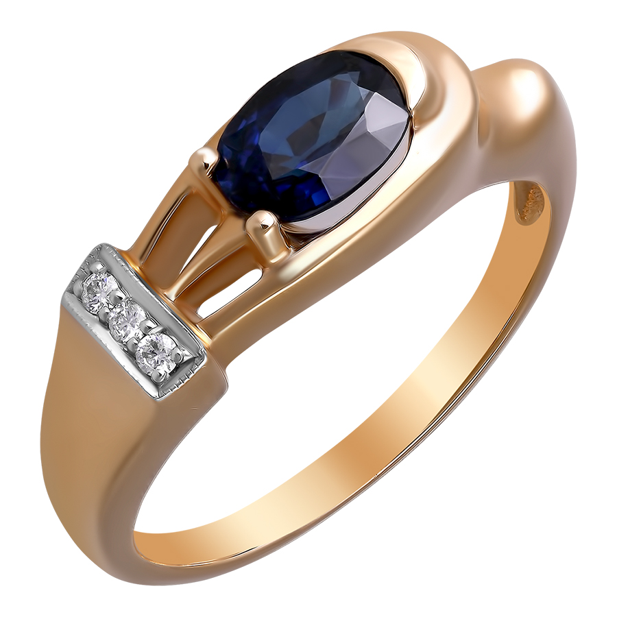 Кольцо, золото, сапфир, 1667276